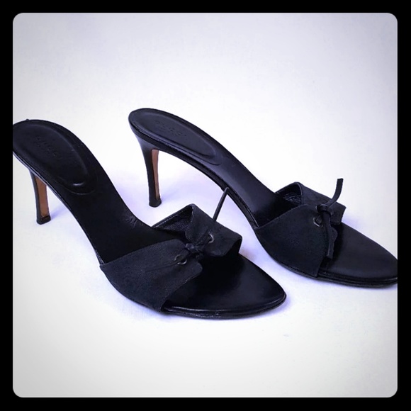 Gucci Shoes - 💎Authentic Gucci Black High Heel Sandals💎
